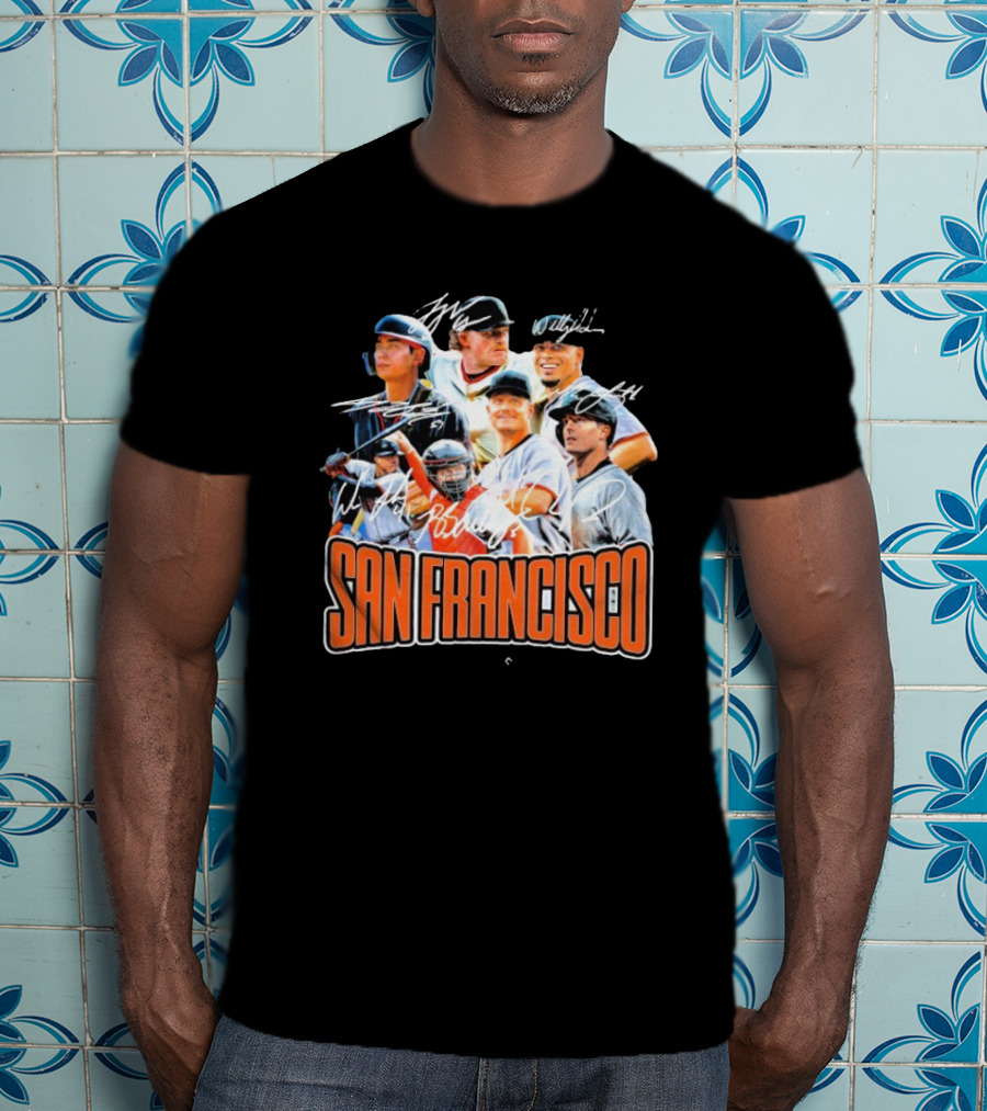 San Francisco Giants MLB Players Series Signatures 2025 T-Shirt