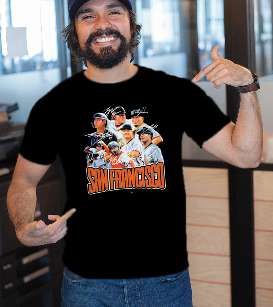 San Francisco Giants MLB Players Series Signatures 2025 T-Shirt