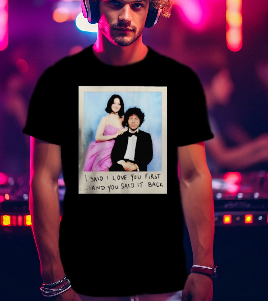 Selena Gomez I Said I Love You First And You Said It Back Polaroid Photo T-Shirt