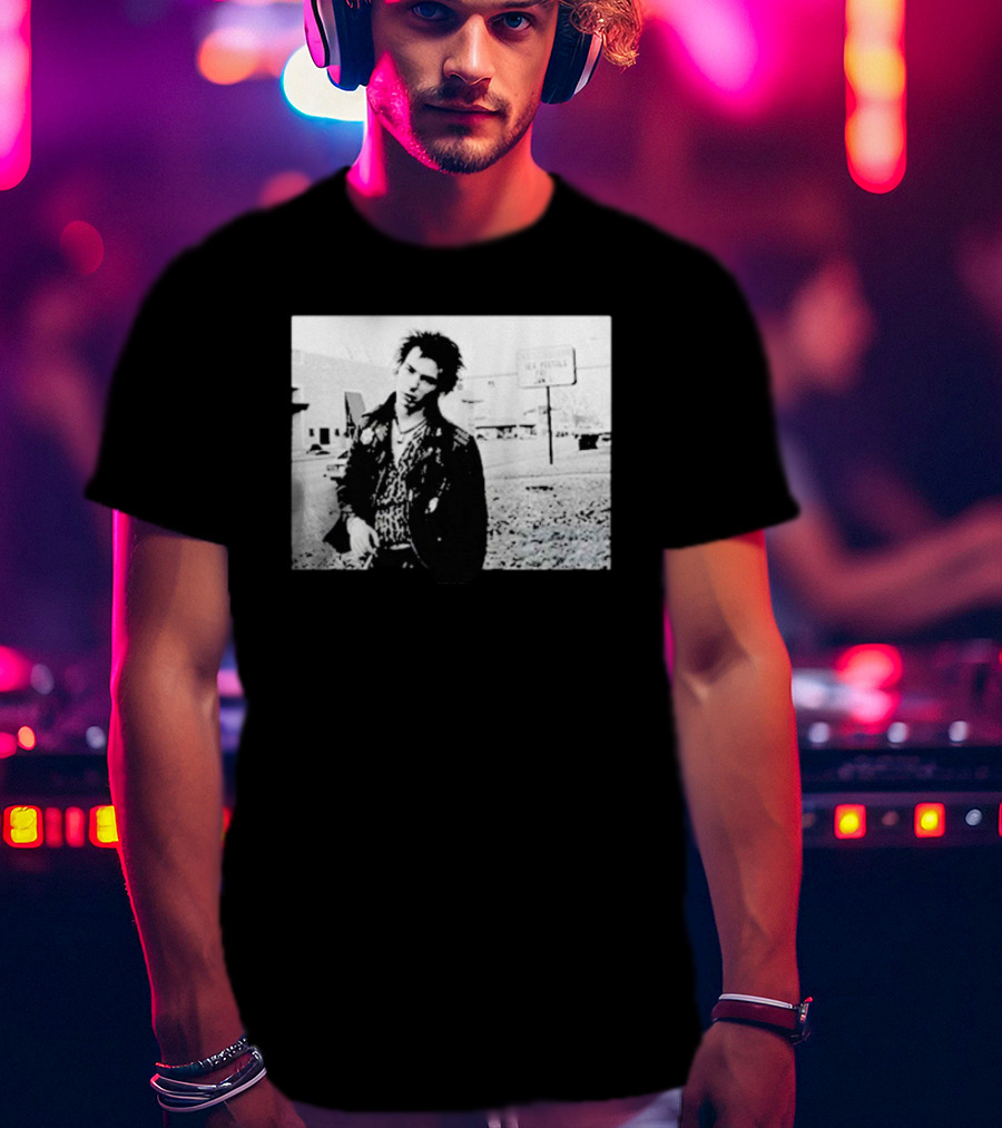 Sex Pistols Babylon Sid Vicious Street Scene Retro Punk Style T-Shirt