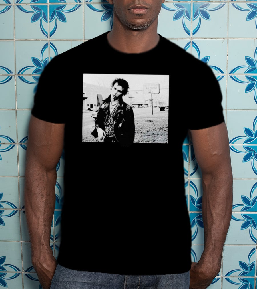 Sex Pistols Babylon Sid Vicious Street Scene Retro Punk Style T-Shirt