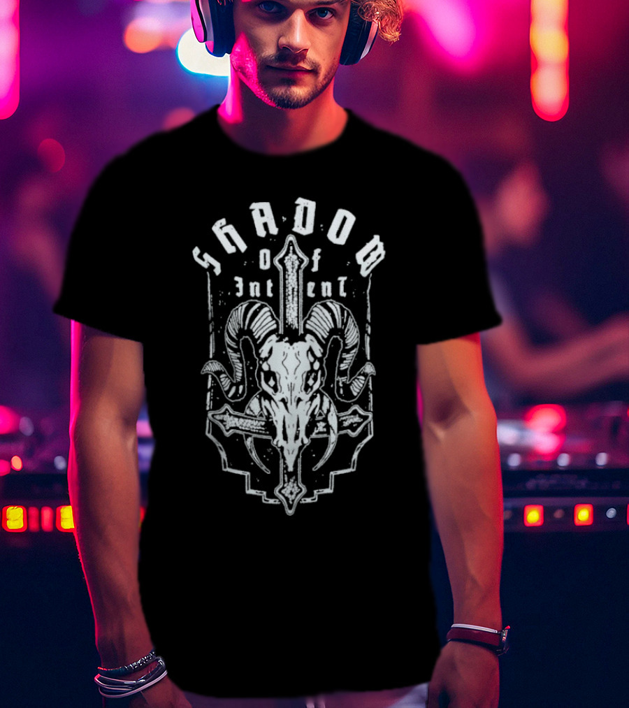 Shadow Of Intent Goat Skull Sword Emblem T-Shirt