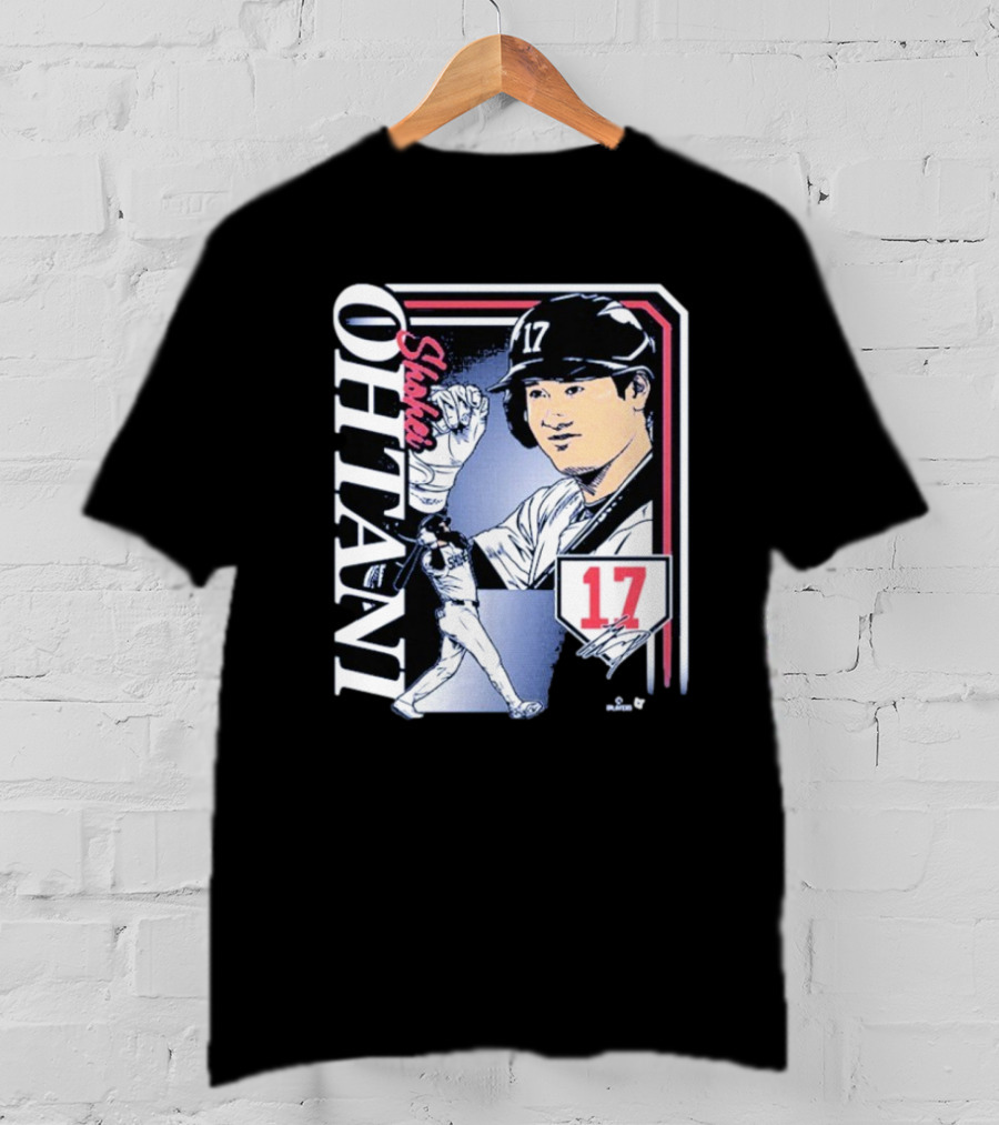 Shohei Ohtani #17 Signature Collage Los Angeles Dodgers T-Shirt