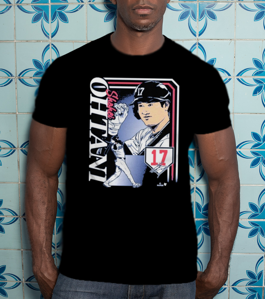 Shohei Ohtani #17 Signature Collage Los Angeles Dodgers T-Shirt