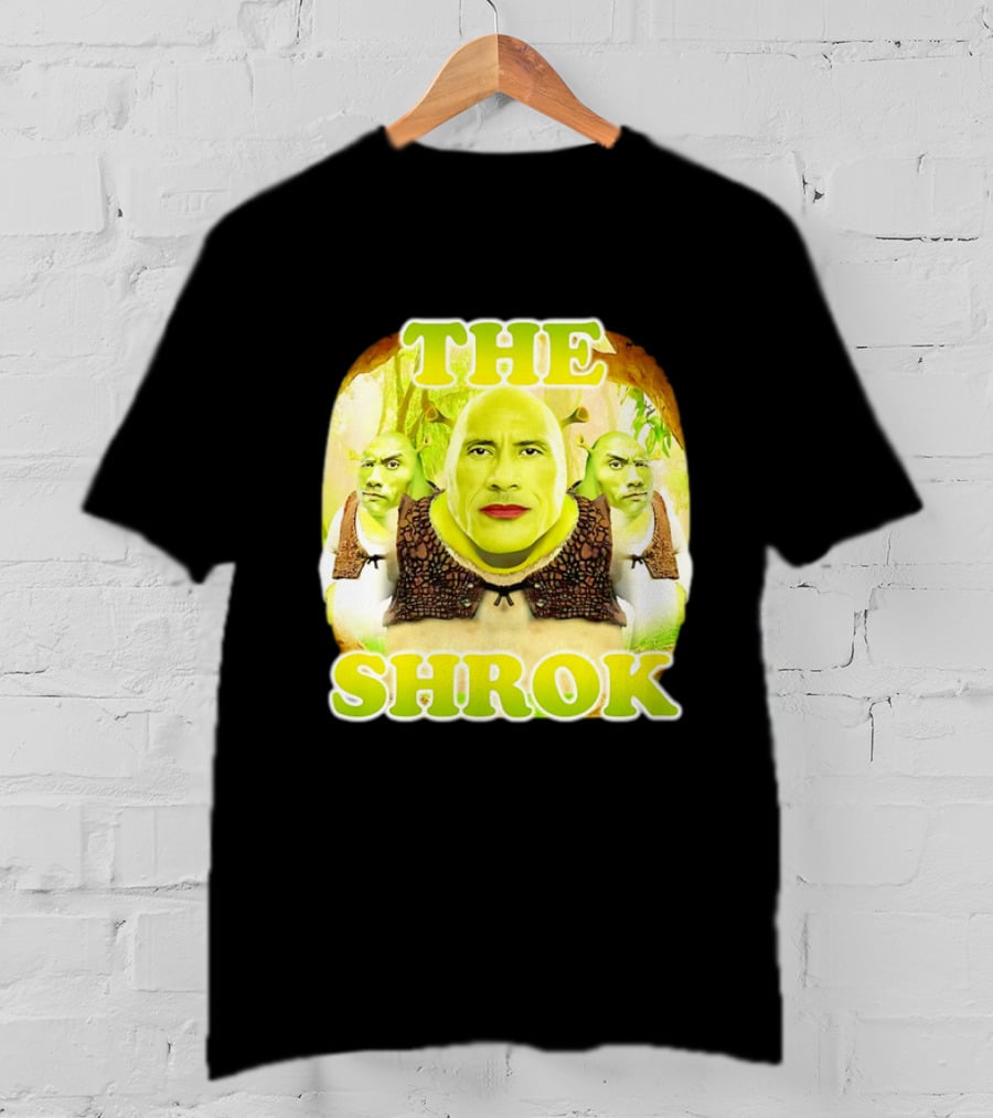 THE SHROK Shrek Parody Featuring Iconic Imagery T-Shirt