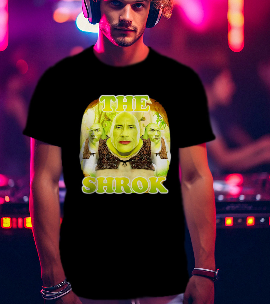 THE SHROK Shrek Parody Featuring Iconic Imagery T-Shirt