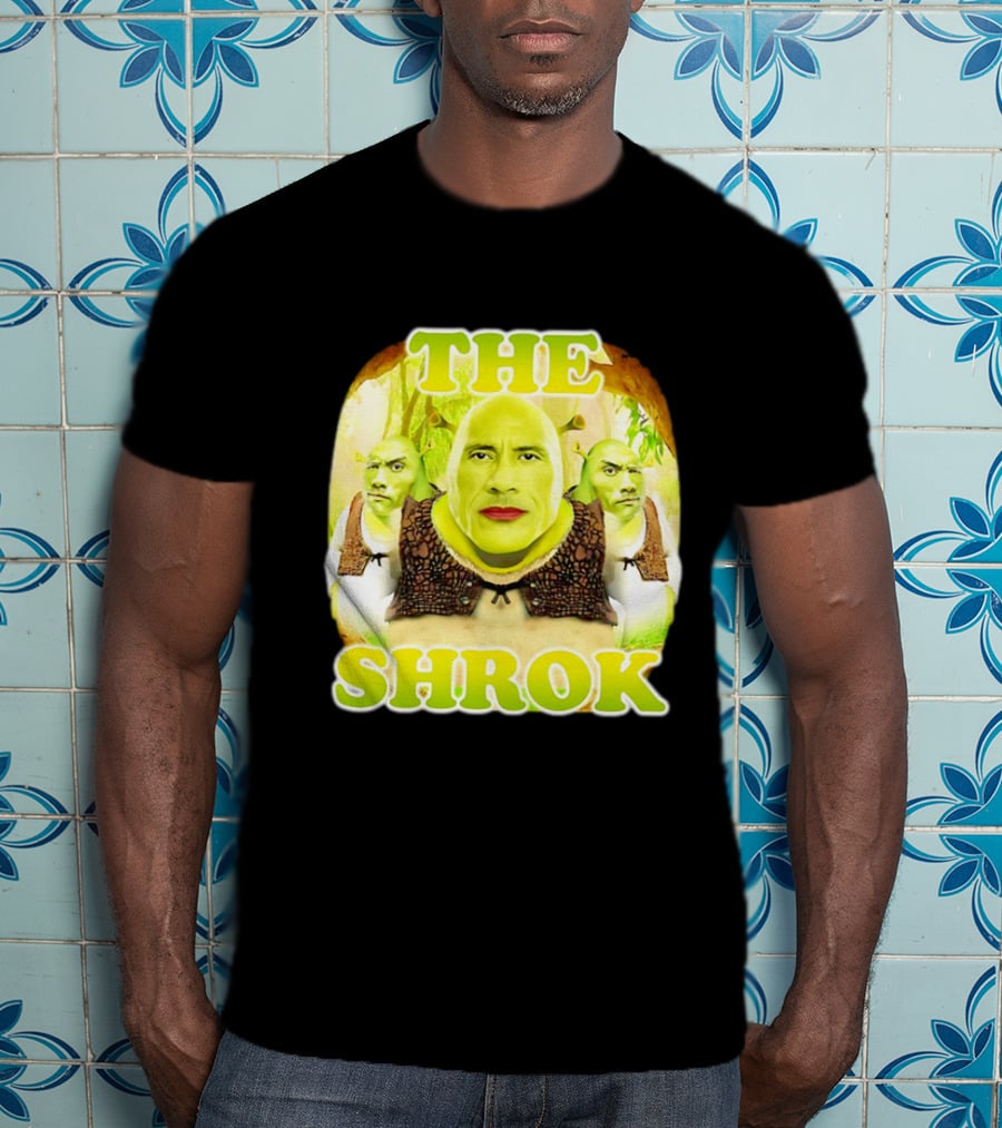 THE SHROK Shrek Parody Featuring Iconic Imagery T-Shirt