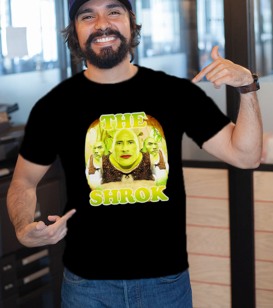 THE SHROK Shrek Parody Featuring Iconic Imagery T-Shirt