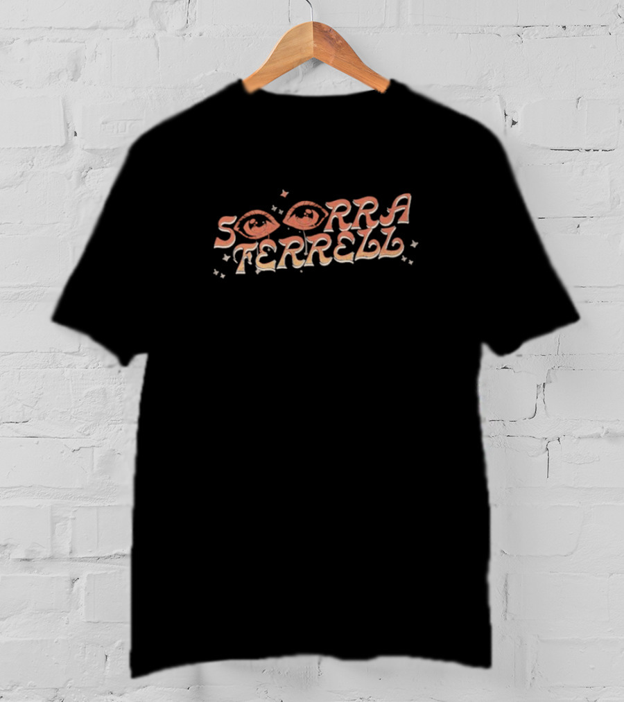 Sierra Ferrell Eyes Retro Typography With Eye Motif T-Shirt