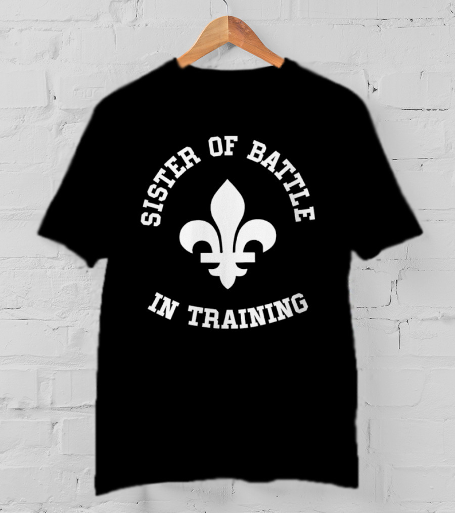 Sister Of Battle In Training Fleur-de-Lis Emblem T-Shirt