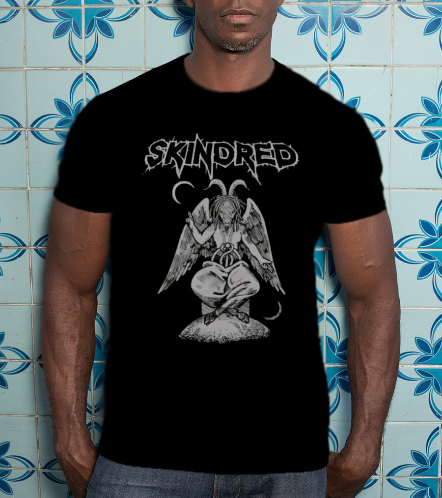 Skindred True Newportian Ragga Metal Angel With Wings And Horns T-Shirt