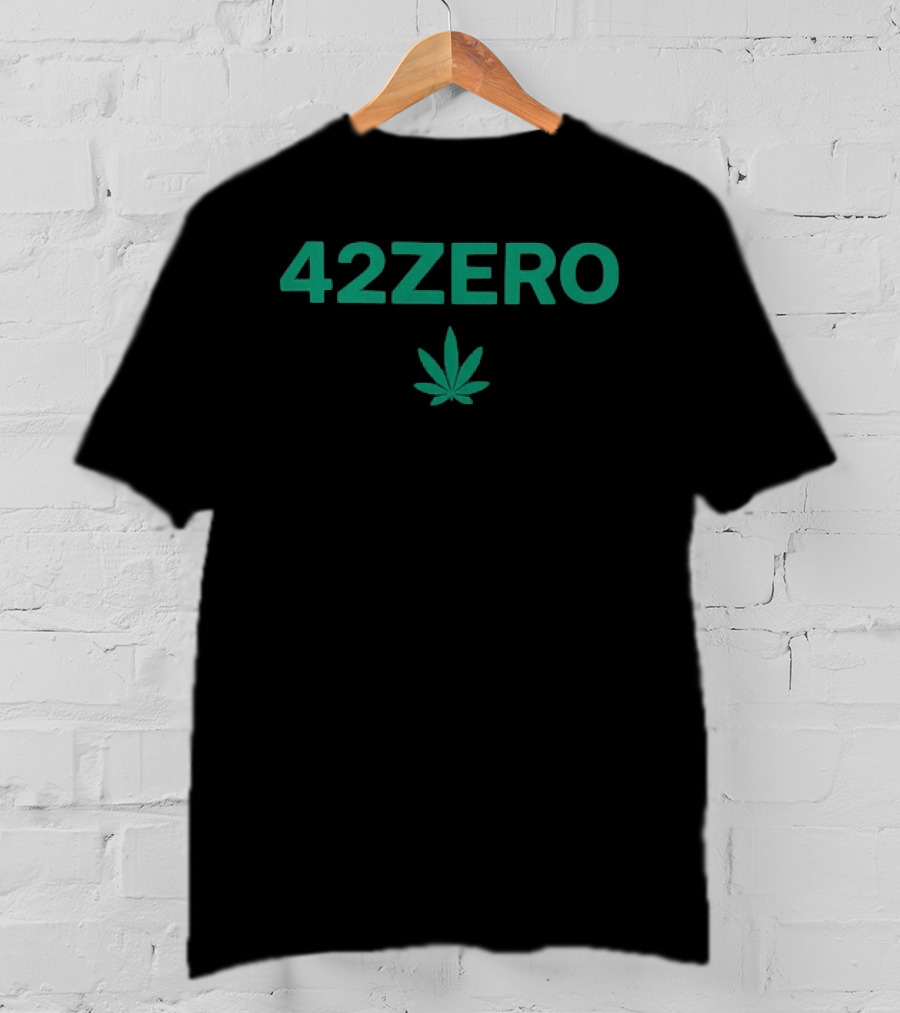Smashing Pumpkins 42Zero 420 Marijuana Leaf Design T-Shirt