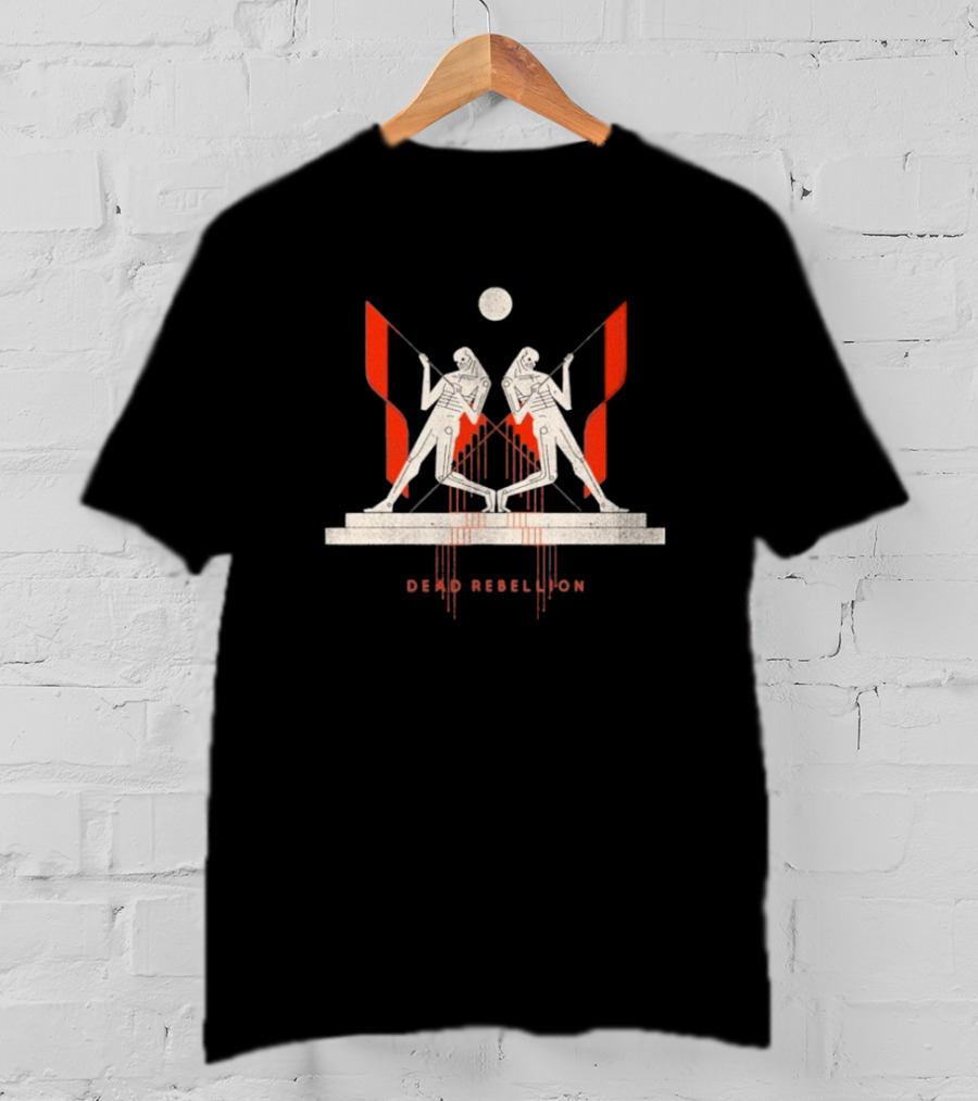 Dead Rebellion Strung Out Mirror Dueling Figures T-Shirt