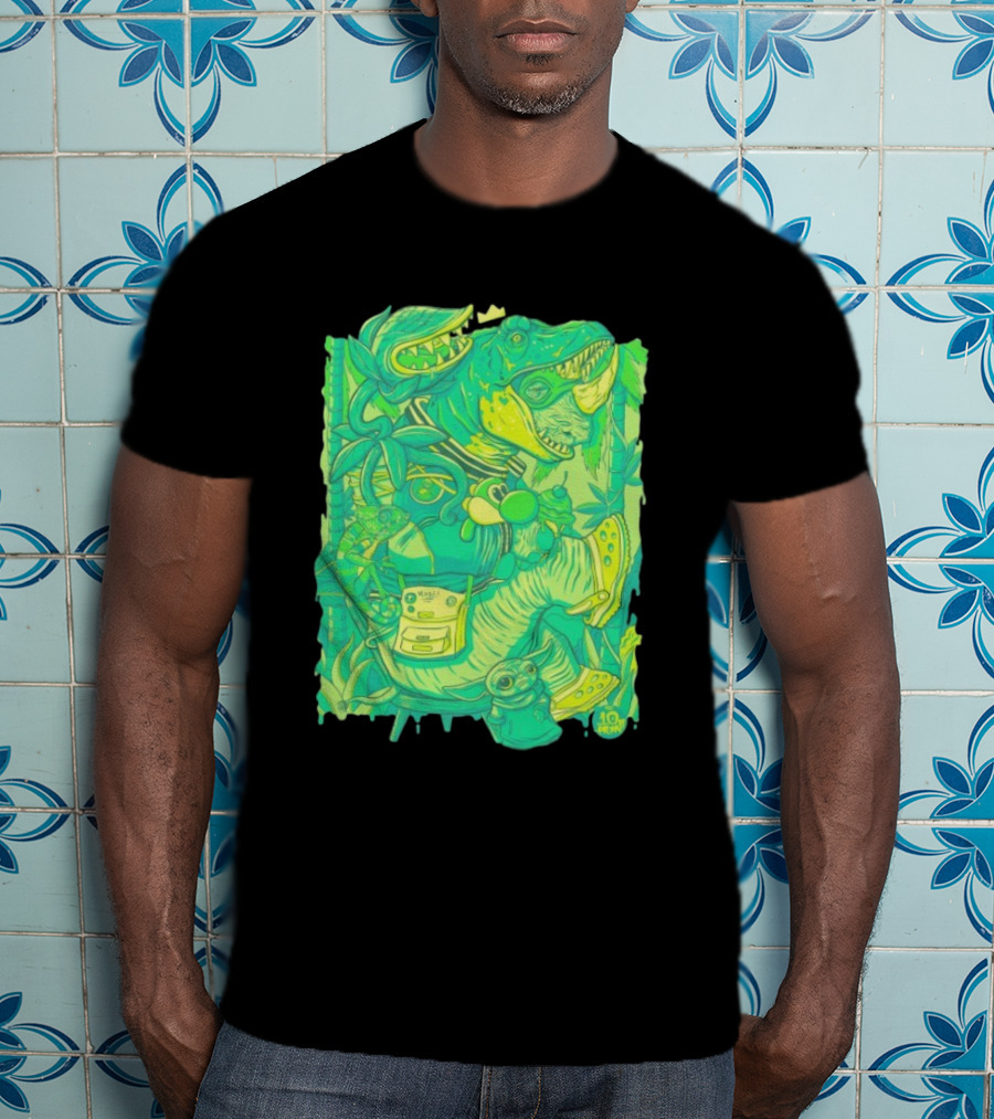 Ten Hundred Green Rhino 10 Hun Adventure T-Shirt
