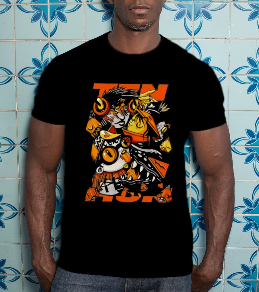 Ten Hundred Noggins Redux Blend Of Colors And Eyes T-Shirt