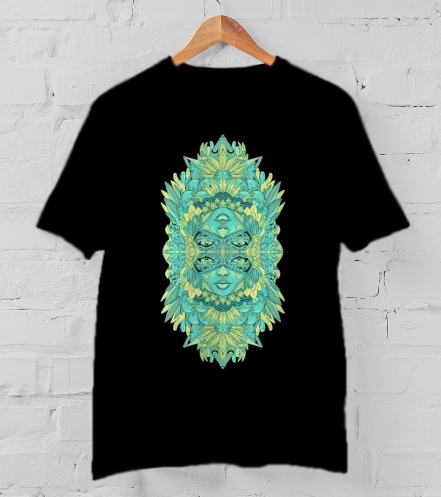 Ten Hundred Reflect Kaleidoscopic Faces Symmetrical Nature T-Shirt