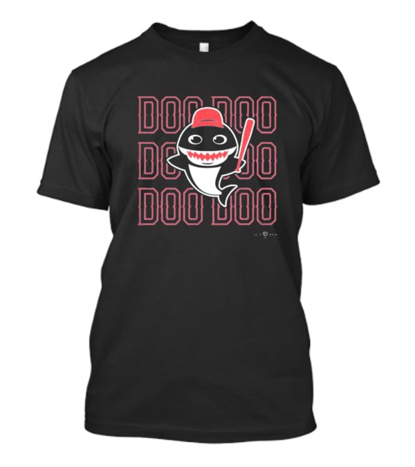 Texas Rangers Baby Shark Doo Doo Baseball Bat And Cap Icon T-Shirt