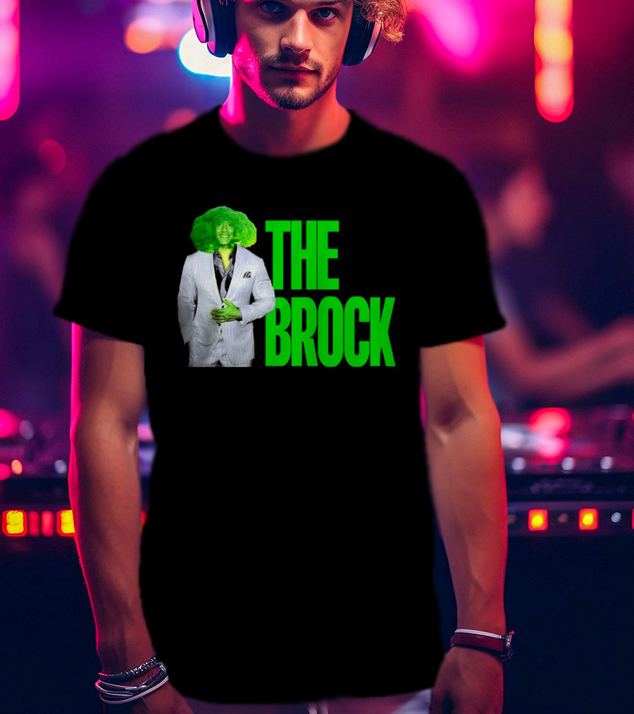 The Brock Broccoli Green Suit Parody T-Shirt