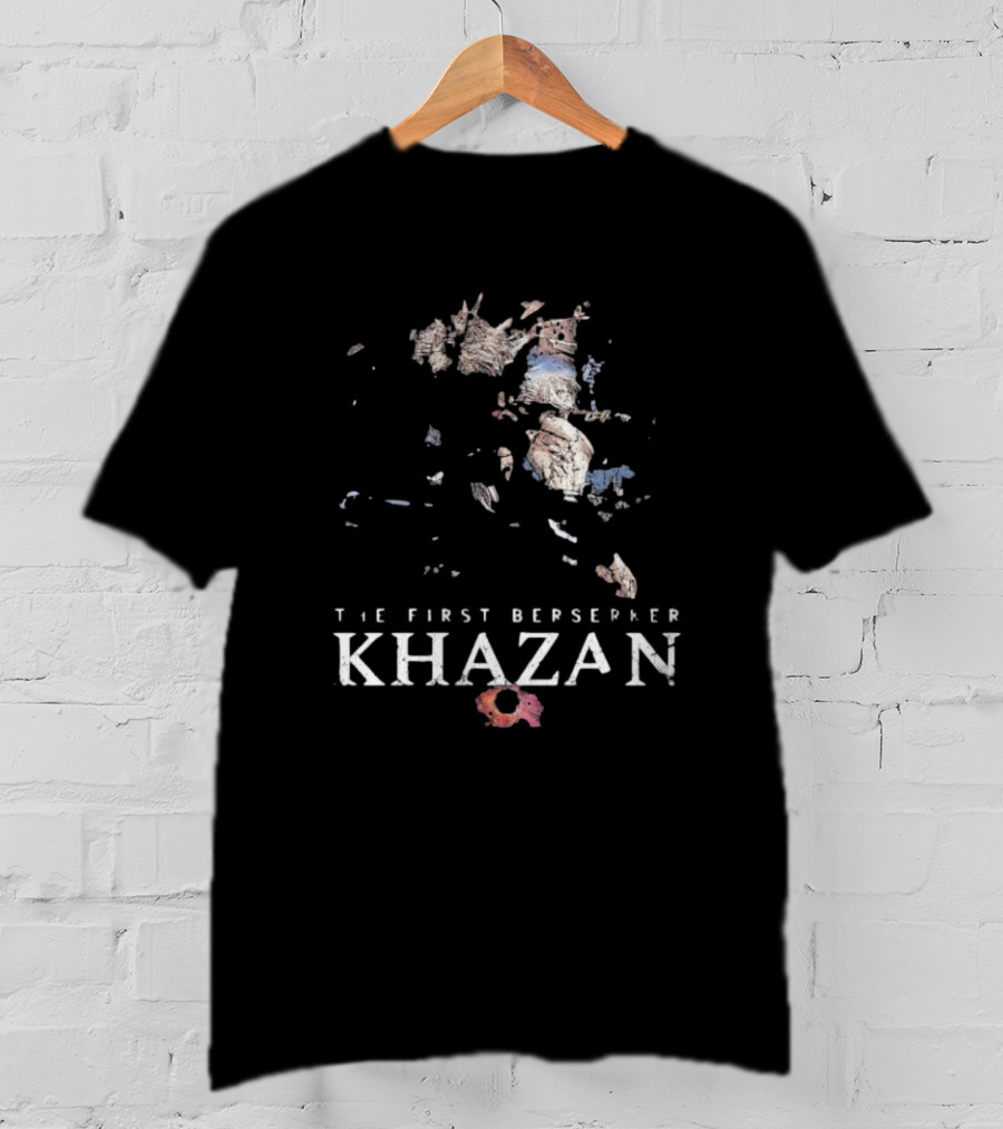 The First Berserker Khazan Fragmented Stone Mosaic Style T-Shirt