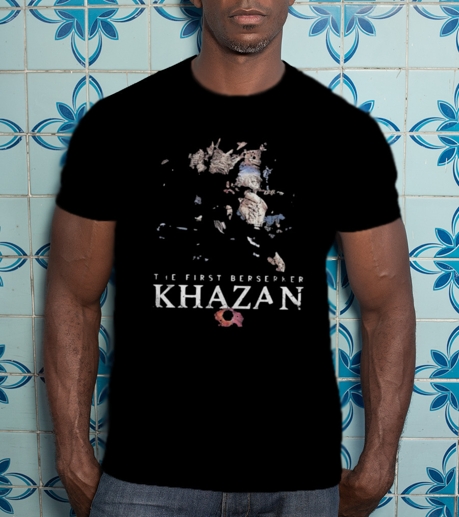 The First Berserker Khazan Fragmented Stone Mosaic Style T-Shirt