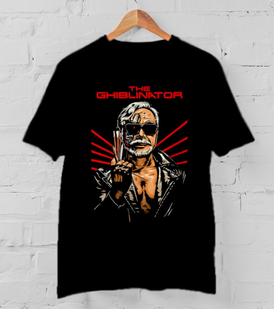 The Ghiblinator Parody Red Sunglasses Character T-Shirt