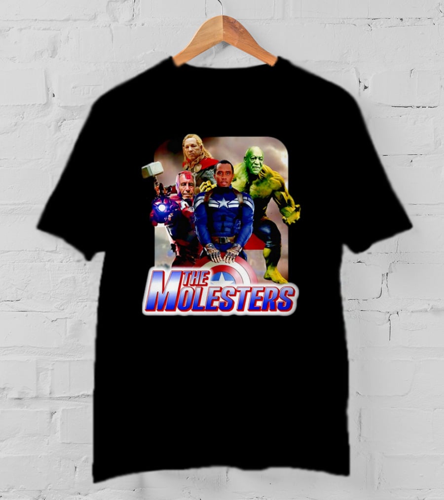 The Molesters Avengers Parody 2025 Captain America Iron Man Thor Hulk T-Shirt