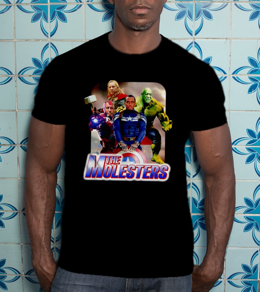 The Molesters Avengers Parody 2025 Captain America Iron Man Thor Hulk T-Shirt