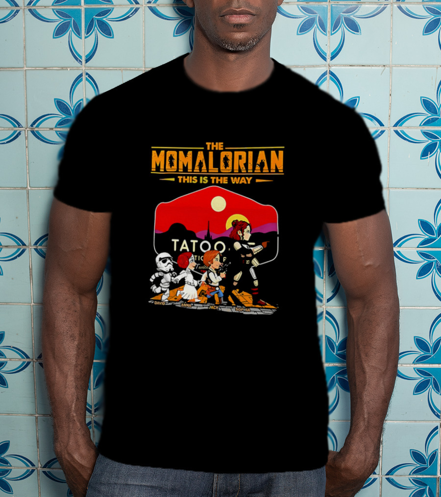 The Momalorian This Is The Way Tatooine Cartoon Adventure T-Shirt