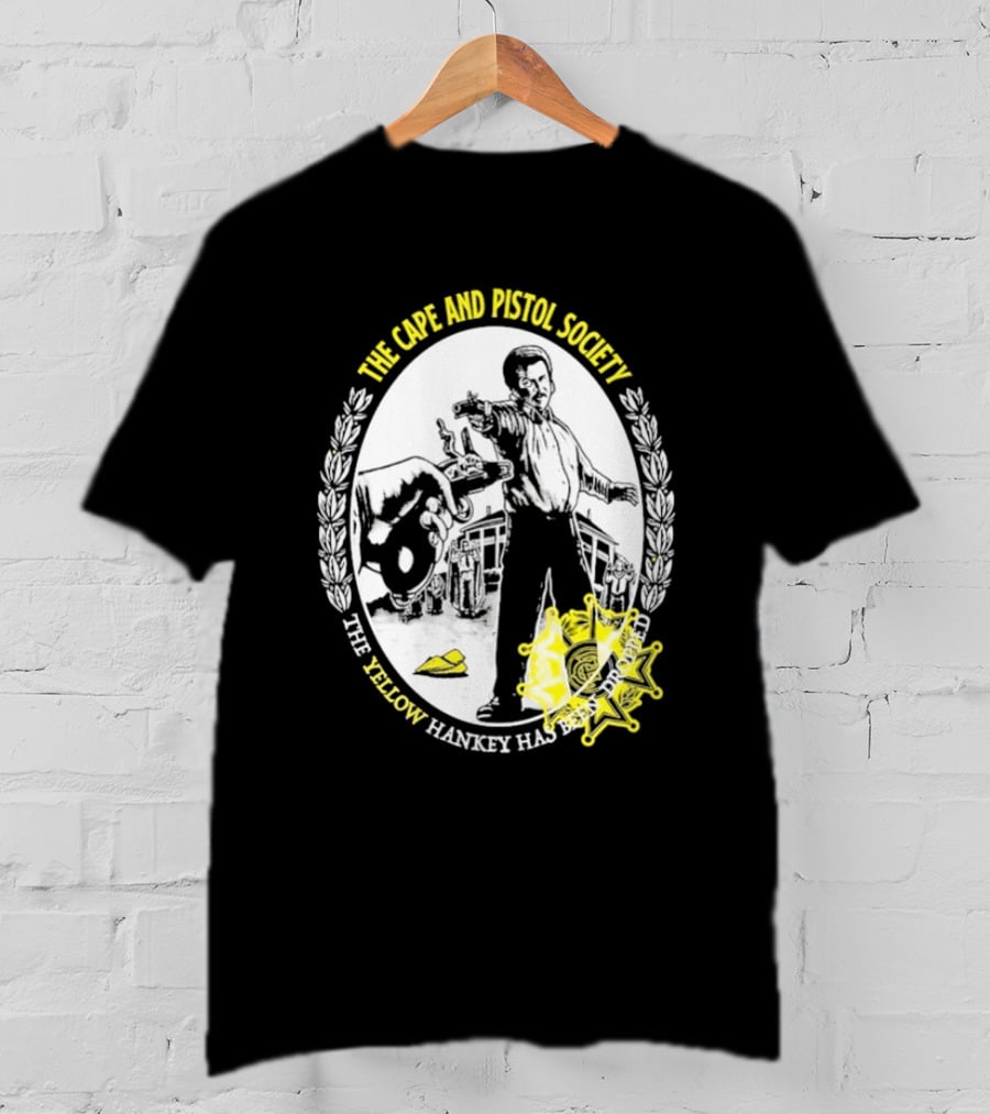 The Righteous Gemstones The Cape And Pistol Society Yellow Hankey Dropped Duelling T-Shirt