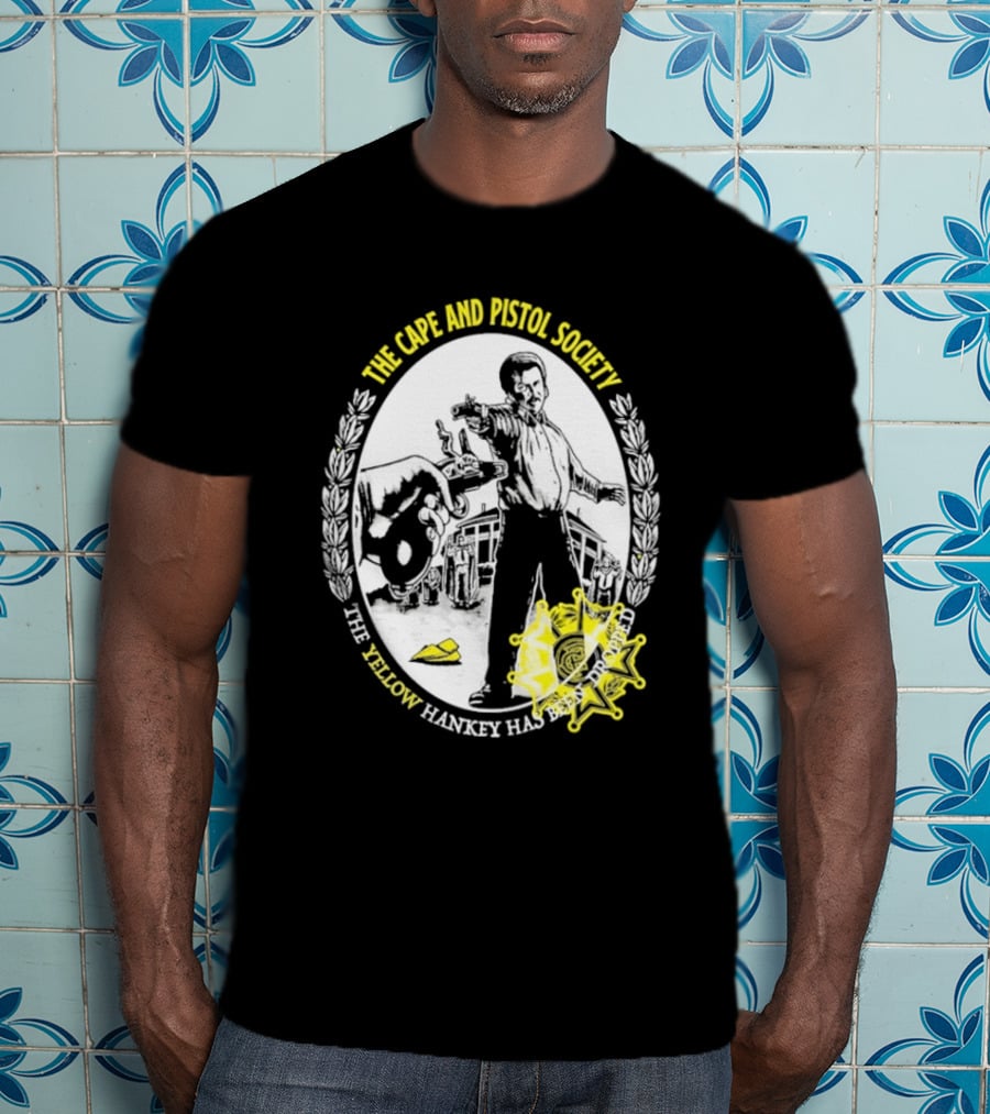 The Righteous Gemstones The Cape And Pistol Society Yellow Hankey Dropped Duelling T-Shirt