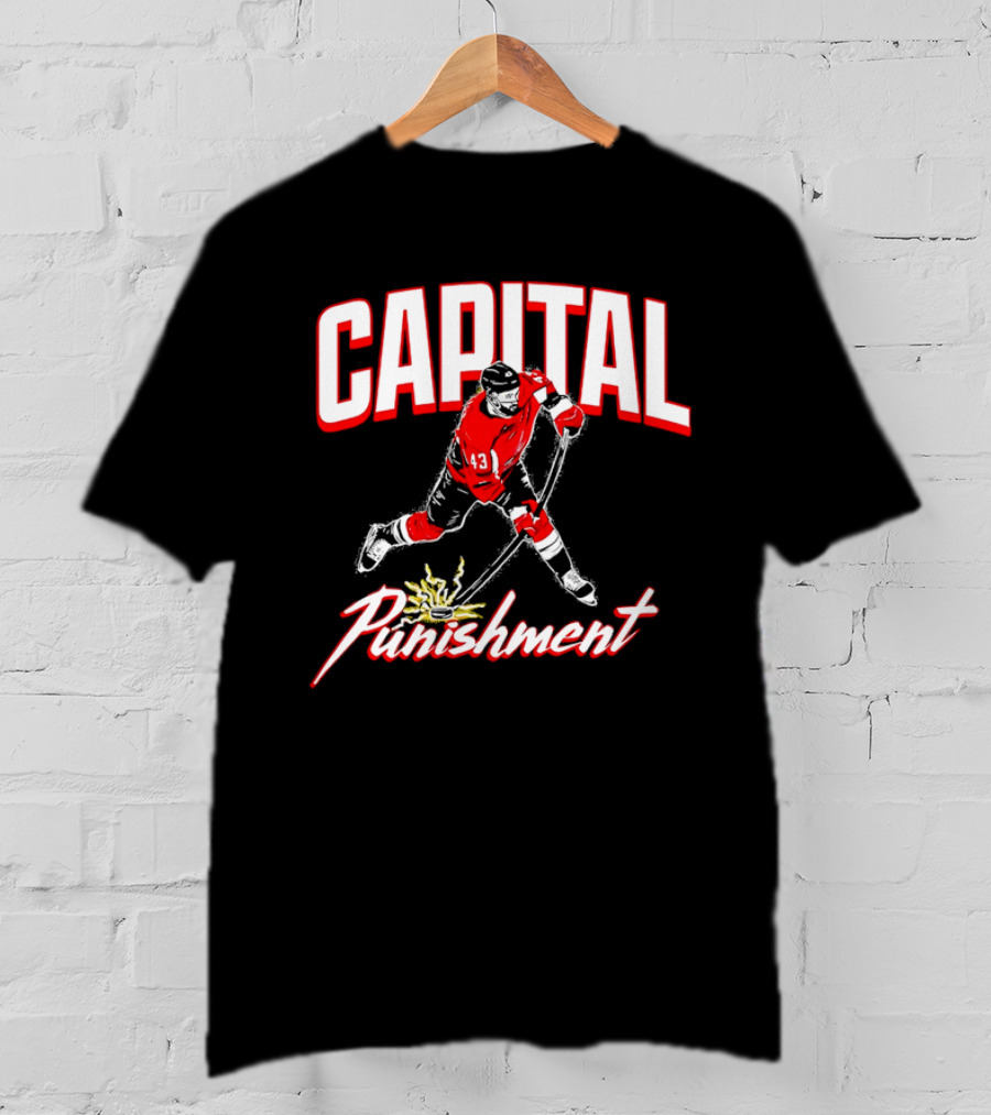 Tom Wilson Capital Punishment Washington Capitals Hockey T-Shirt