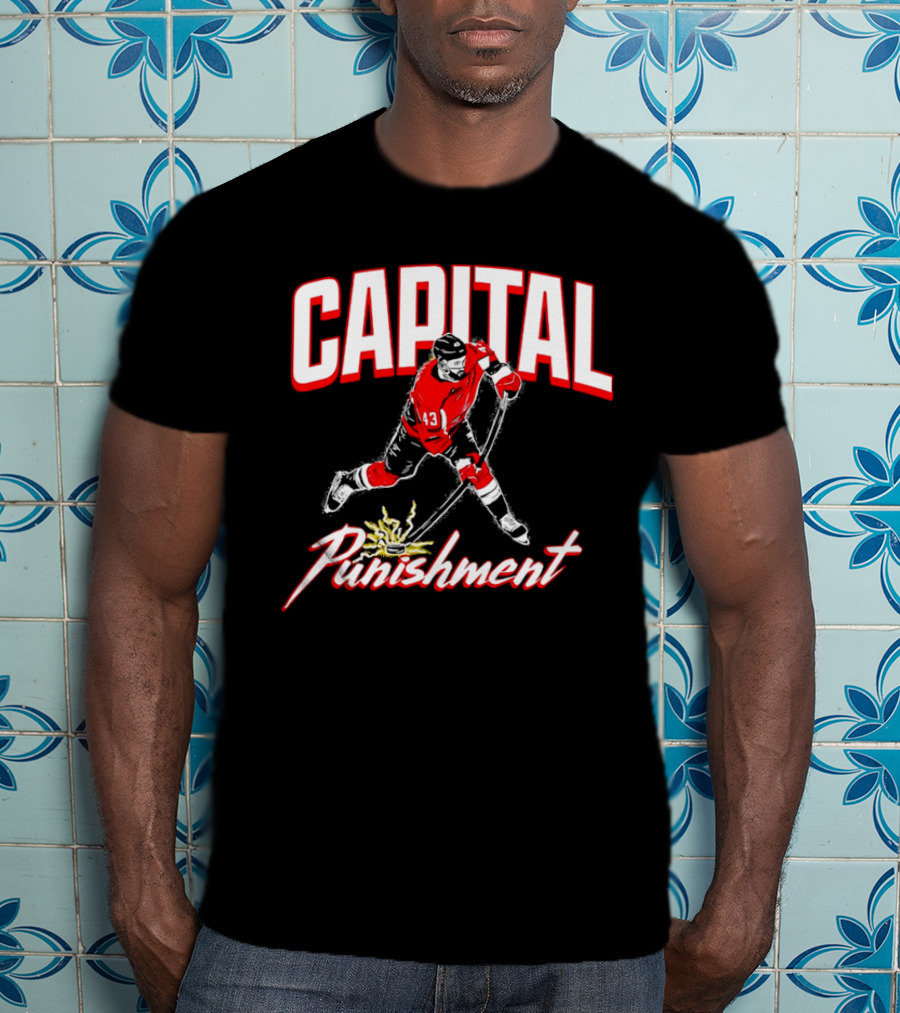 Tom Wilson Capital Punishment Washington Capitals Hockey T-Shirt