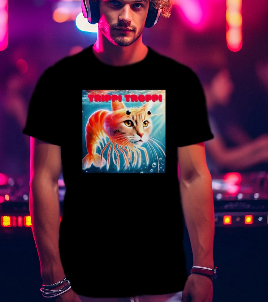 Trippi Troppi Cat Shrimp Hybrid T-Shirt