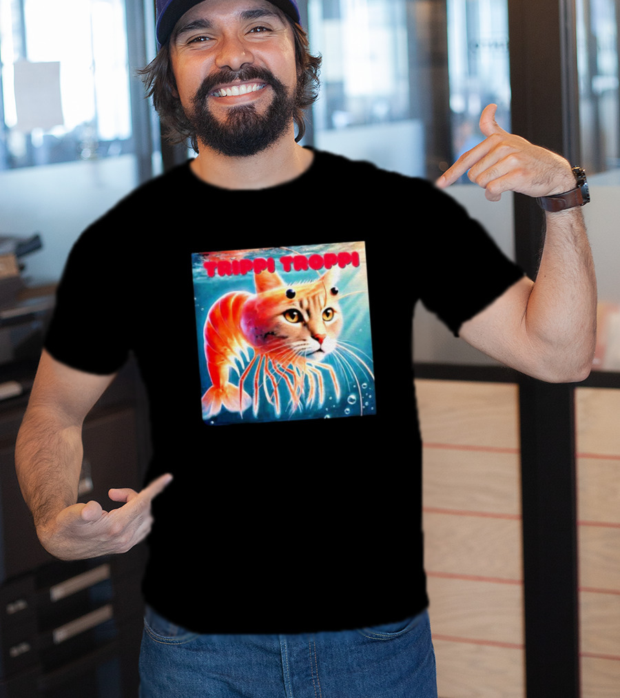 Trippi Troppi Cat Shrimp Hybrid T-Shirt