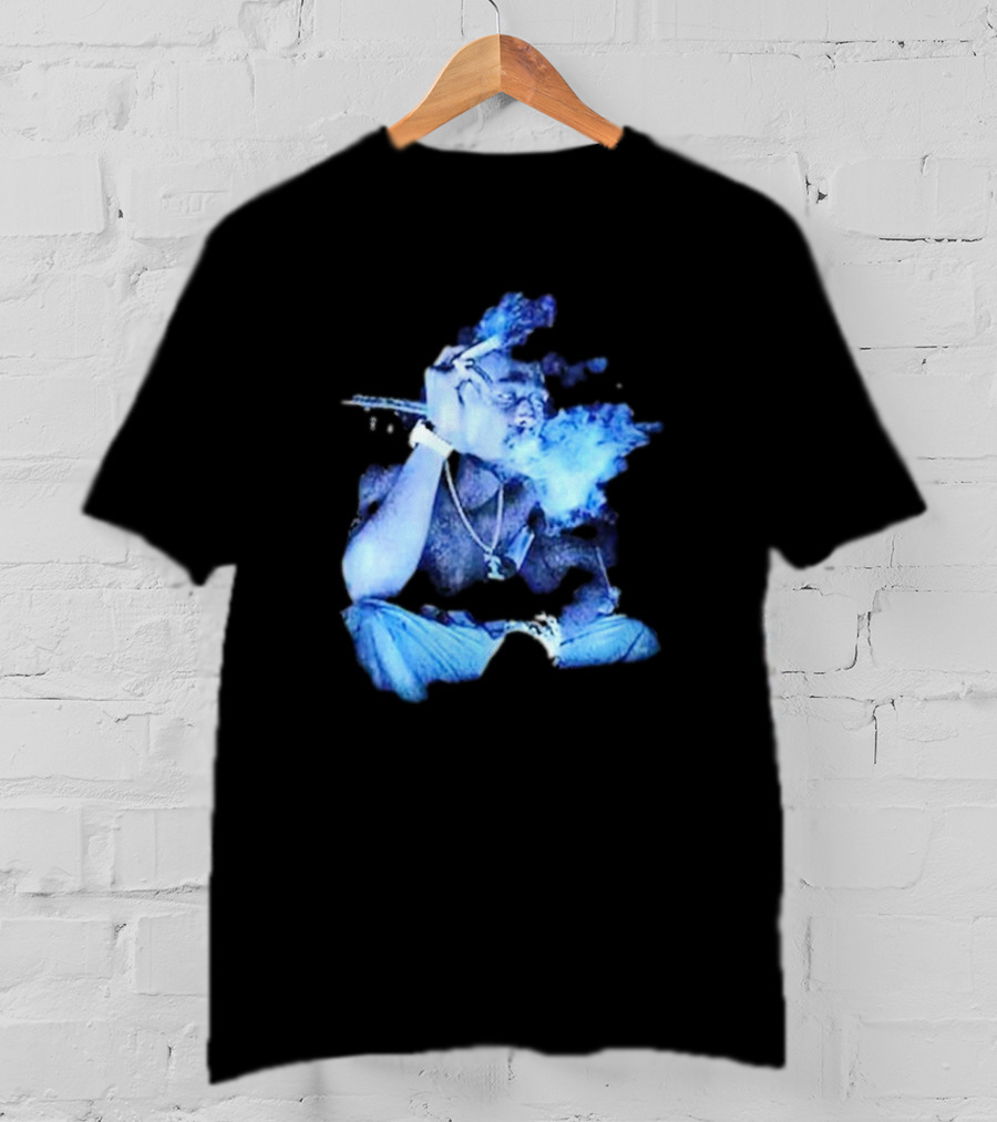 Tupac Shakur 2Pac Remember Me Smoke Album Cover Imagery T-Shirt