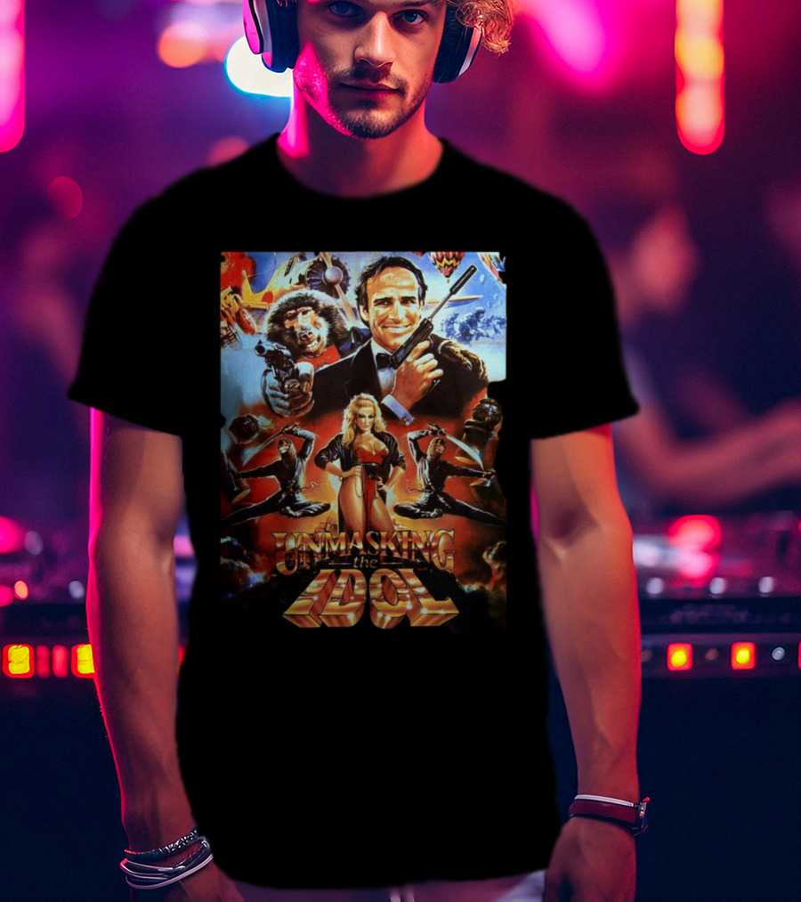 Unmasking The Idol Movie With Spy And Ninja Imagery T-Shirt