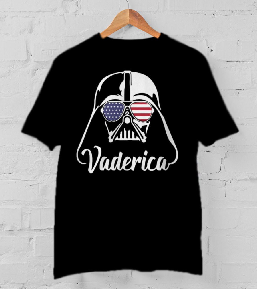 Vaderica Darth Vader American Flag Sunglasses T-Shirt