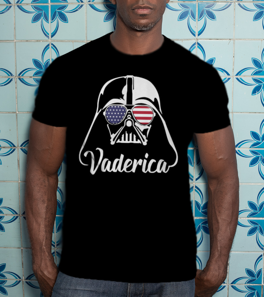 Vaderica Darth Vader American Flag Sunglasses T-Shirt