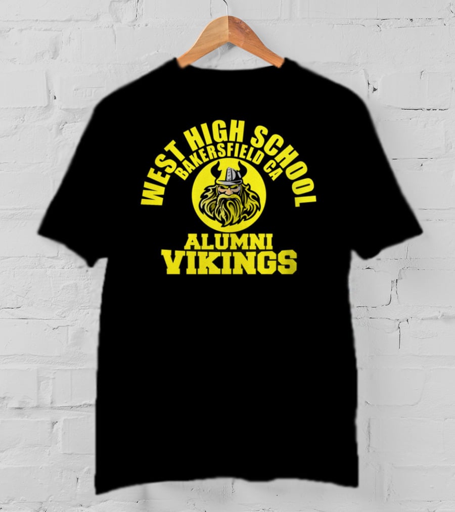 West High School Bakersfield CA Alumni Vikings T-Shirt