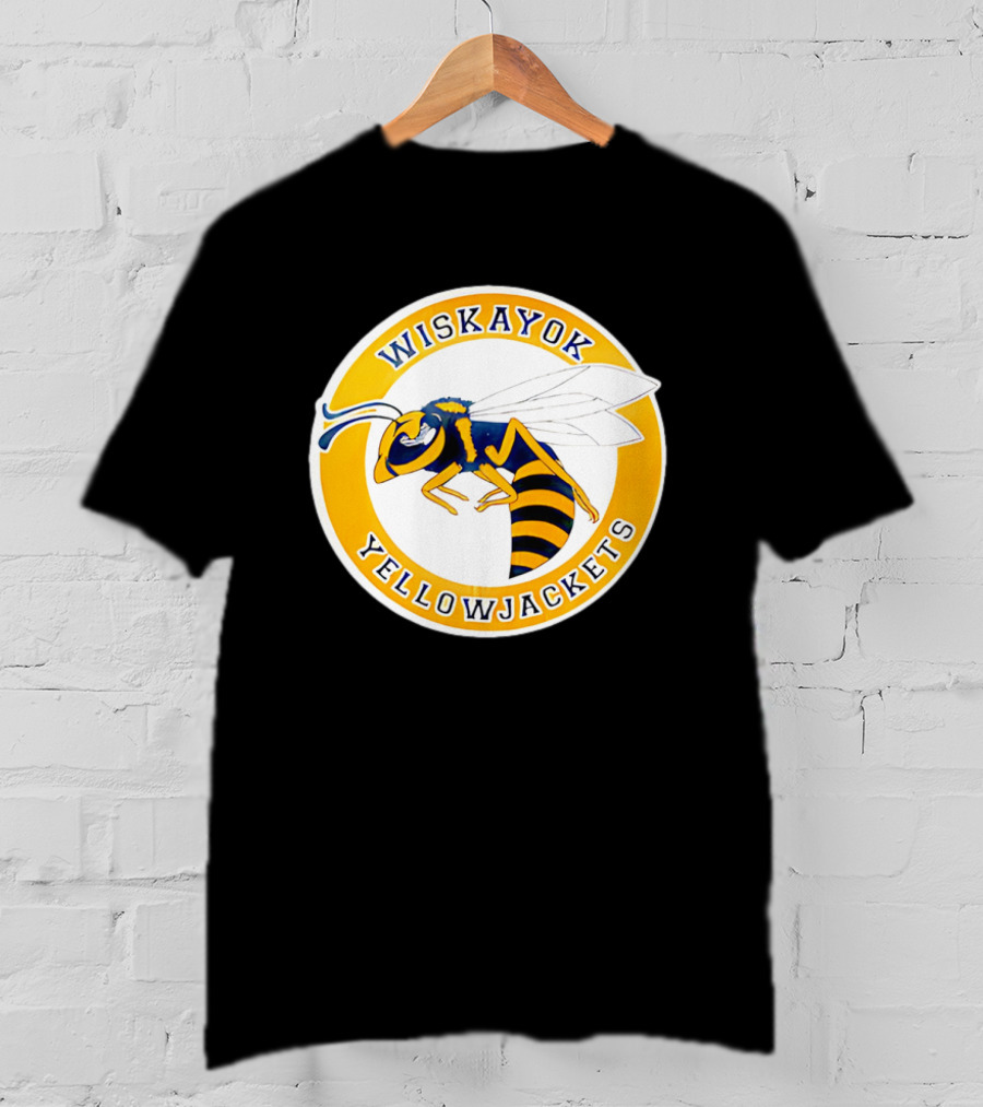 Wiskayok Yellowjackets Buzzing Insect Emblem T-Shirt