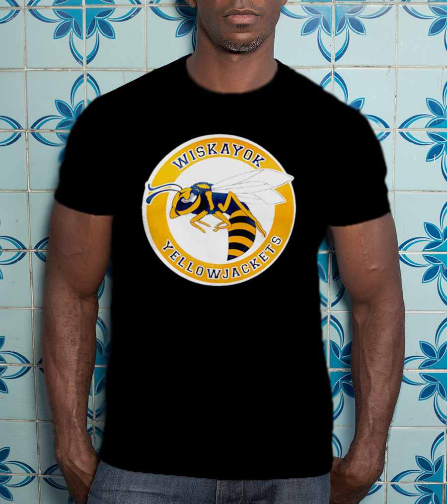 Wiskayok Yellowjackets Buzzing Insect Emblem T-Shirt
