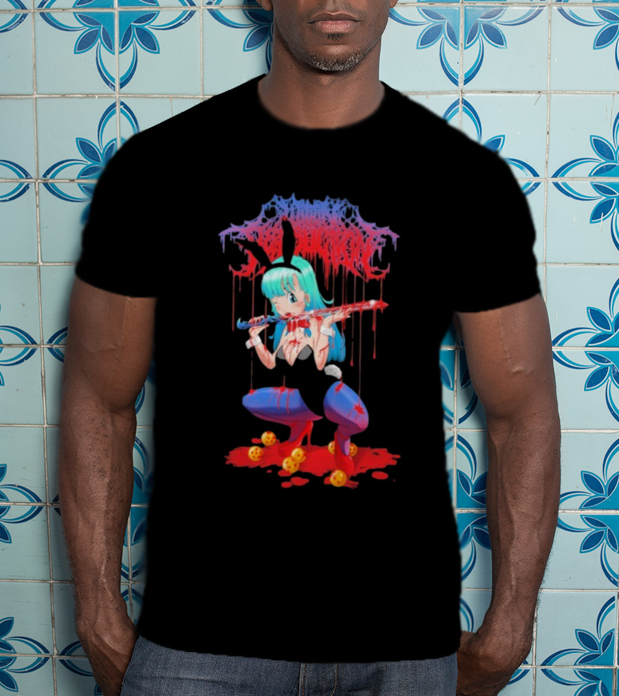 Within Destruction Blood Sword Dragon Ball Bulma With Dragon Balls T-Shirt