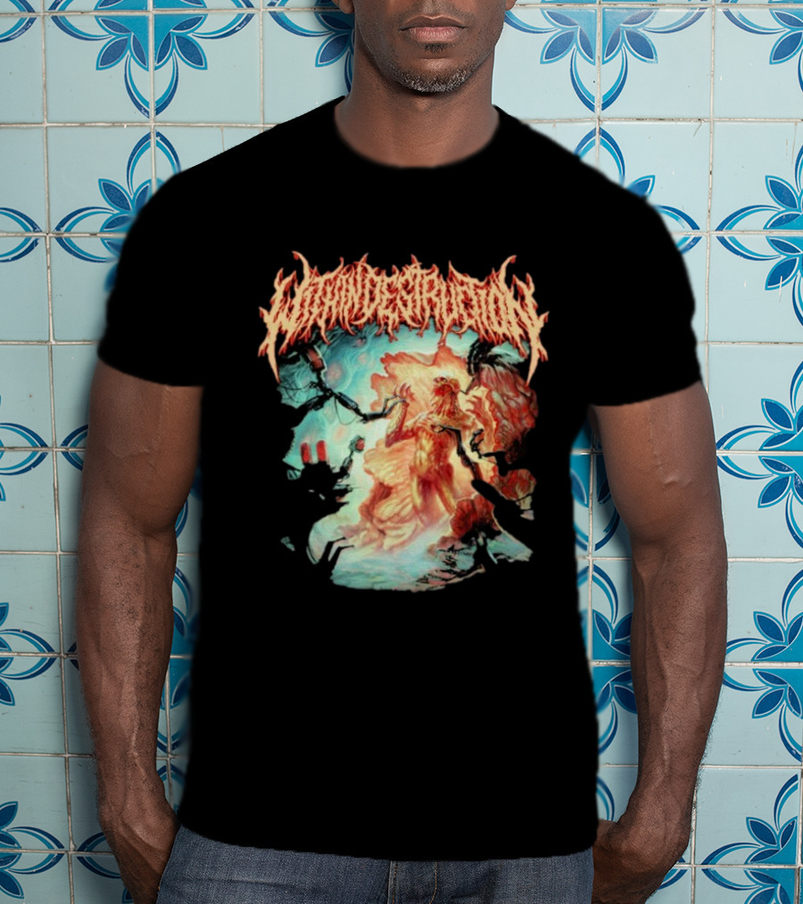 Within Destruction Rebirth Cybernetic Creature Transformation T-Shirt