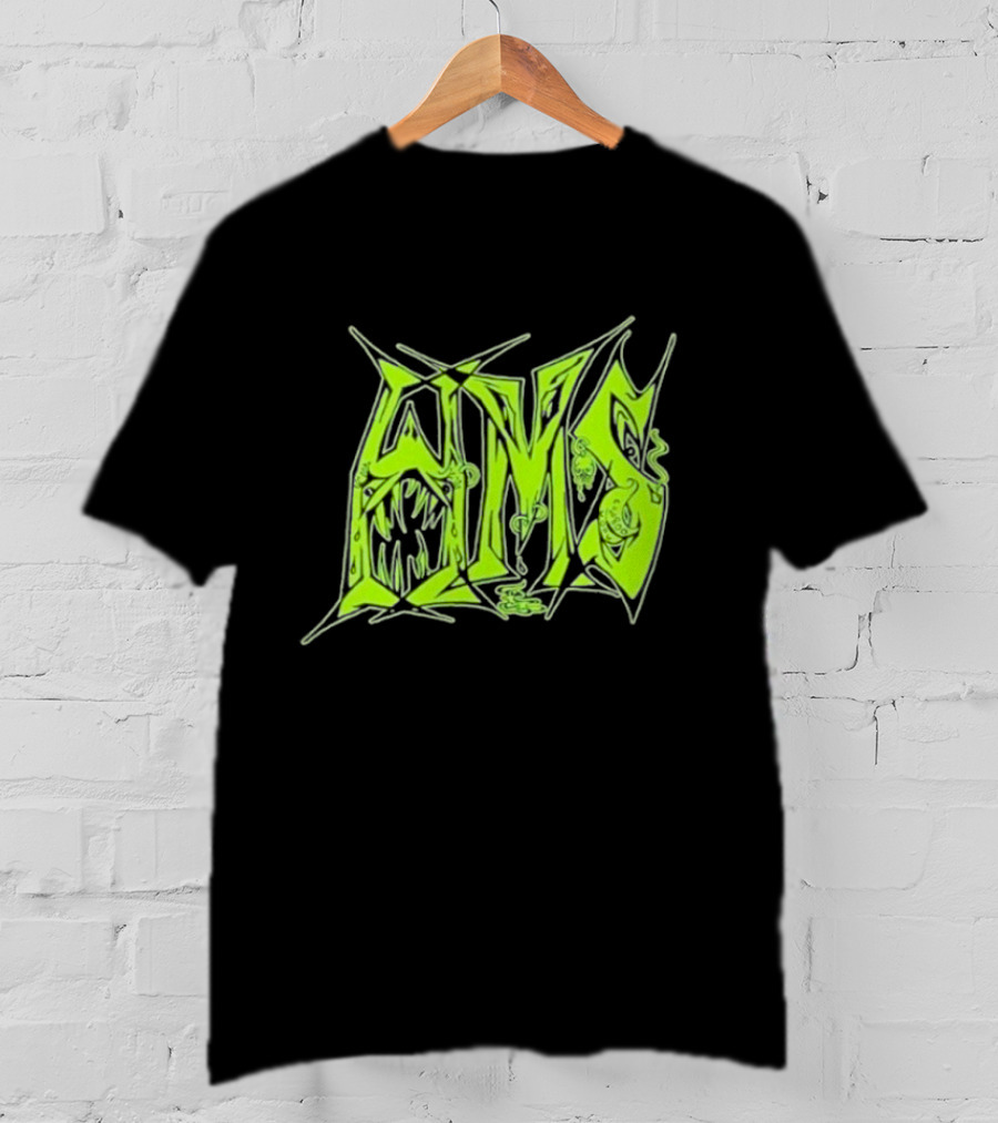 H.M.S Wolfsbane Atomic Themed Text With Monster Elements T-Shirt