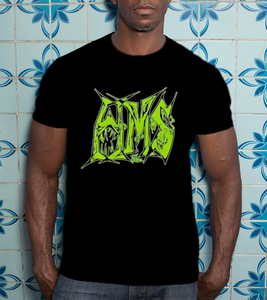 H.M.S Wolfsbane Atomic Themed Text With Monster Elements T-Shirt