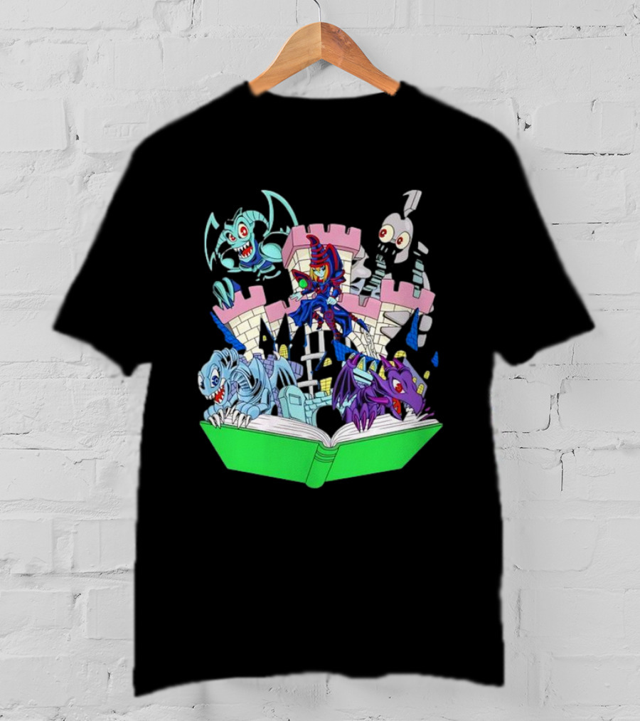 World Of Toons Castle And Creatures From Book T-Shirt