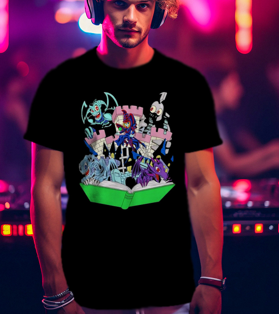 World Of Toons Castle And Creatures From Book T-Shirt