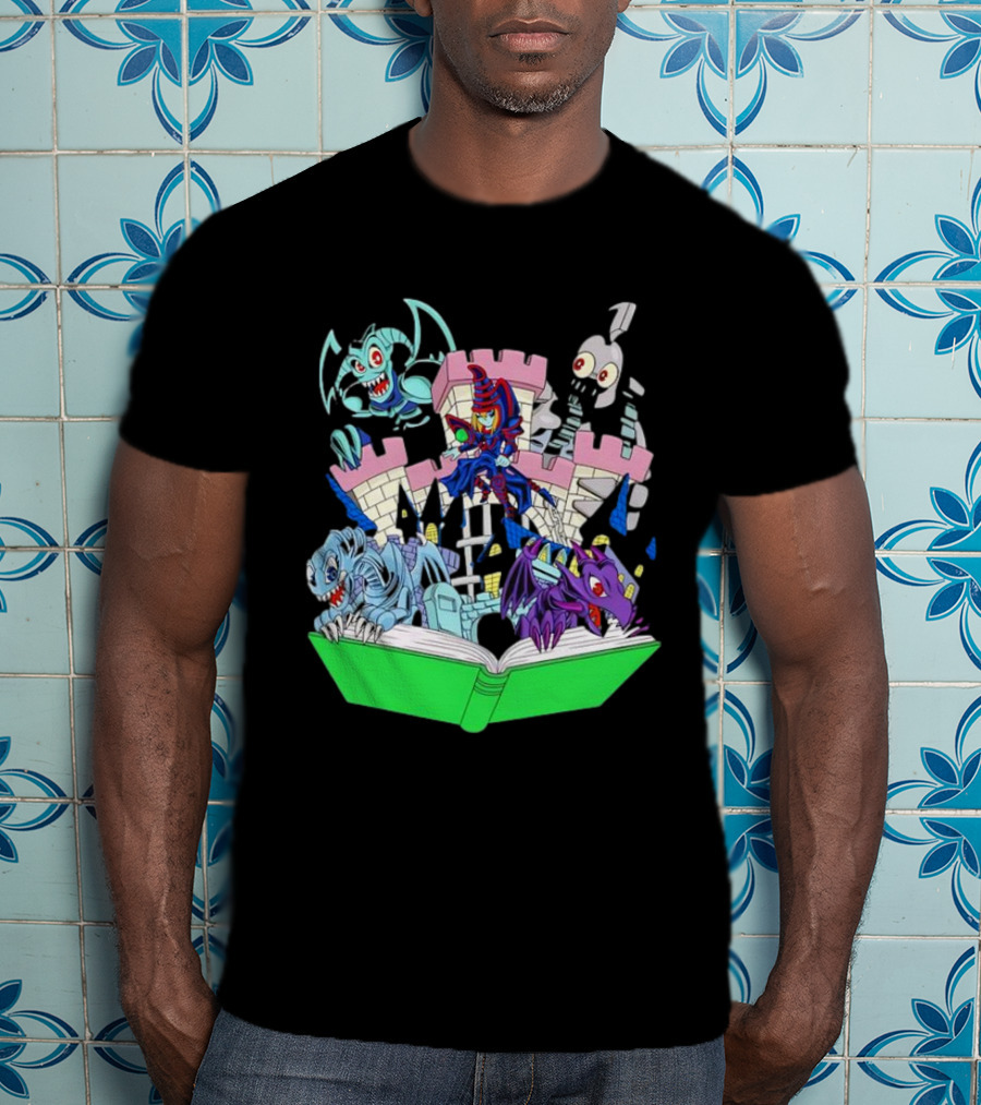 World Of Toons Castle And Creatures From Book T-Shirt