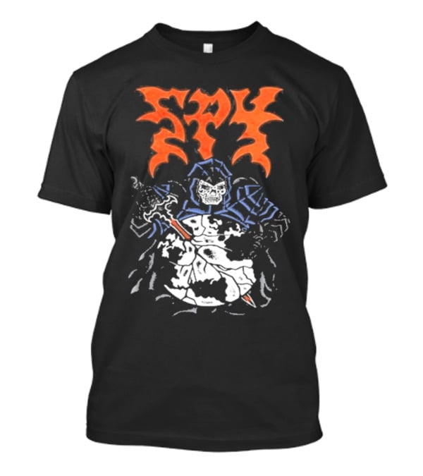 Spy DRKMTTR Apr 3 2025 Nashville TN Knife-Wielding Knight Graphic T-Shirt
