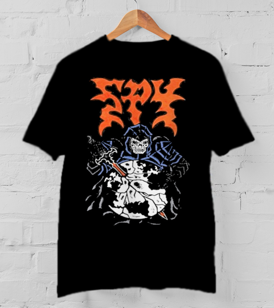 Spy DRKMTTR Apr 3 2025 Nashville TN Knife-Wielding Knight Graphic T-Shirt